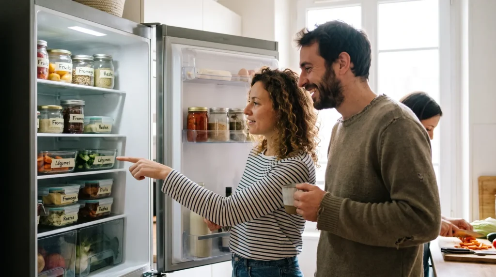 Illustration colocation : Frigo partagé colocation